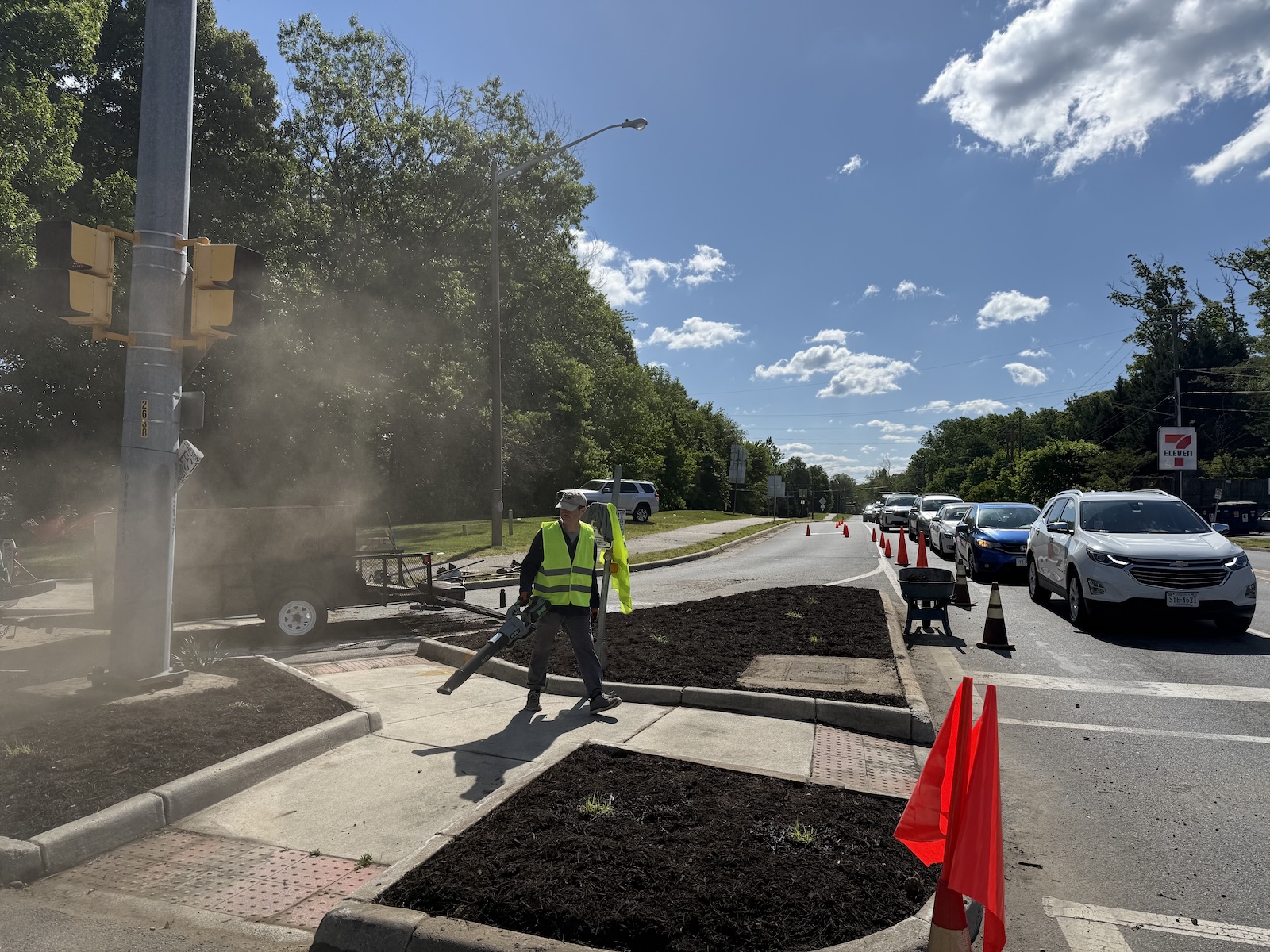 Project 002 completed median